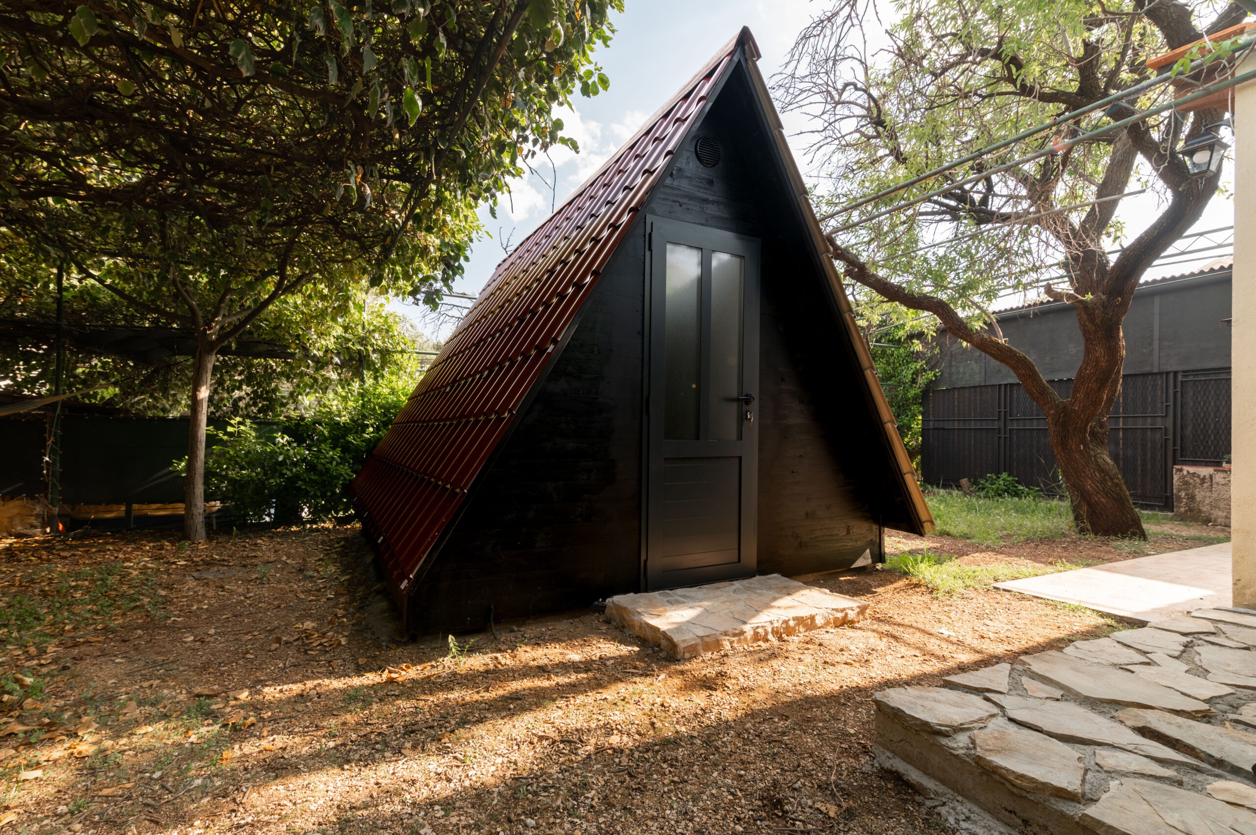 Full view of Cabin House at Camp meteor