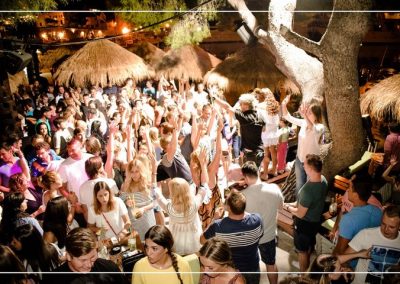 Outdoor Festival with People Enjoying Live Music